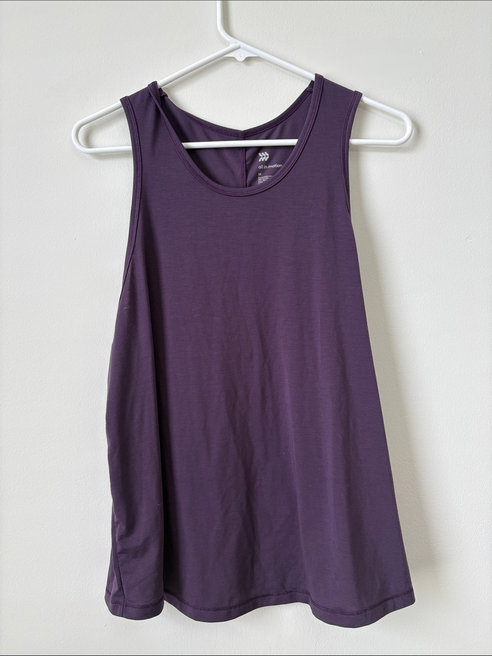 all in motion Deep Plum Athletic Tank Top